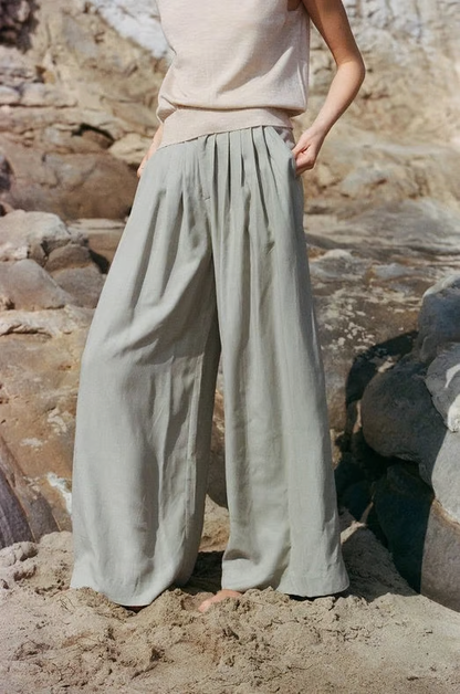 a. ren by together Berdux Wide Leg Pant Pewter