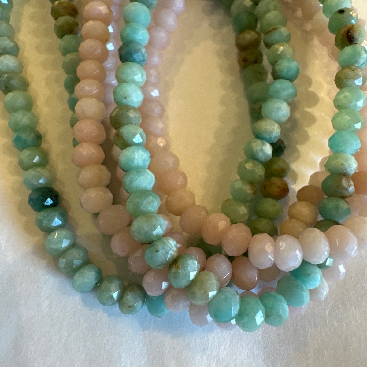 Luna and Salt Gemstone Strech Beaded Bracelets