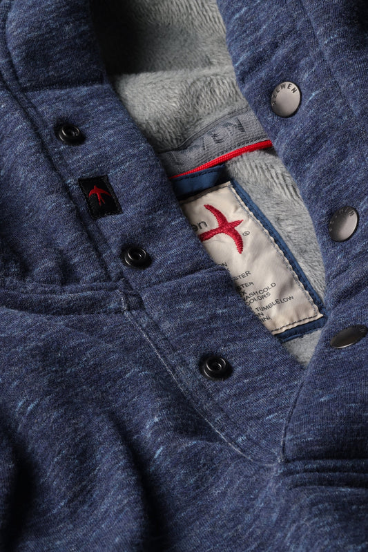 Relwen - Micropile Hoodie: Navy Speck