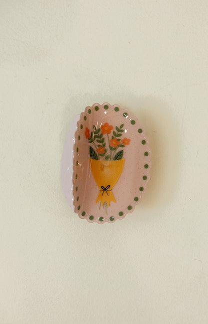 KAXI - Bouquet Framed Eclectic Claw Clip